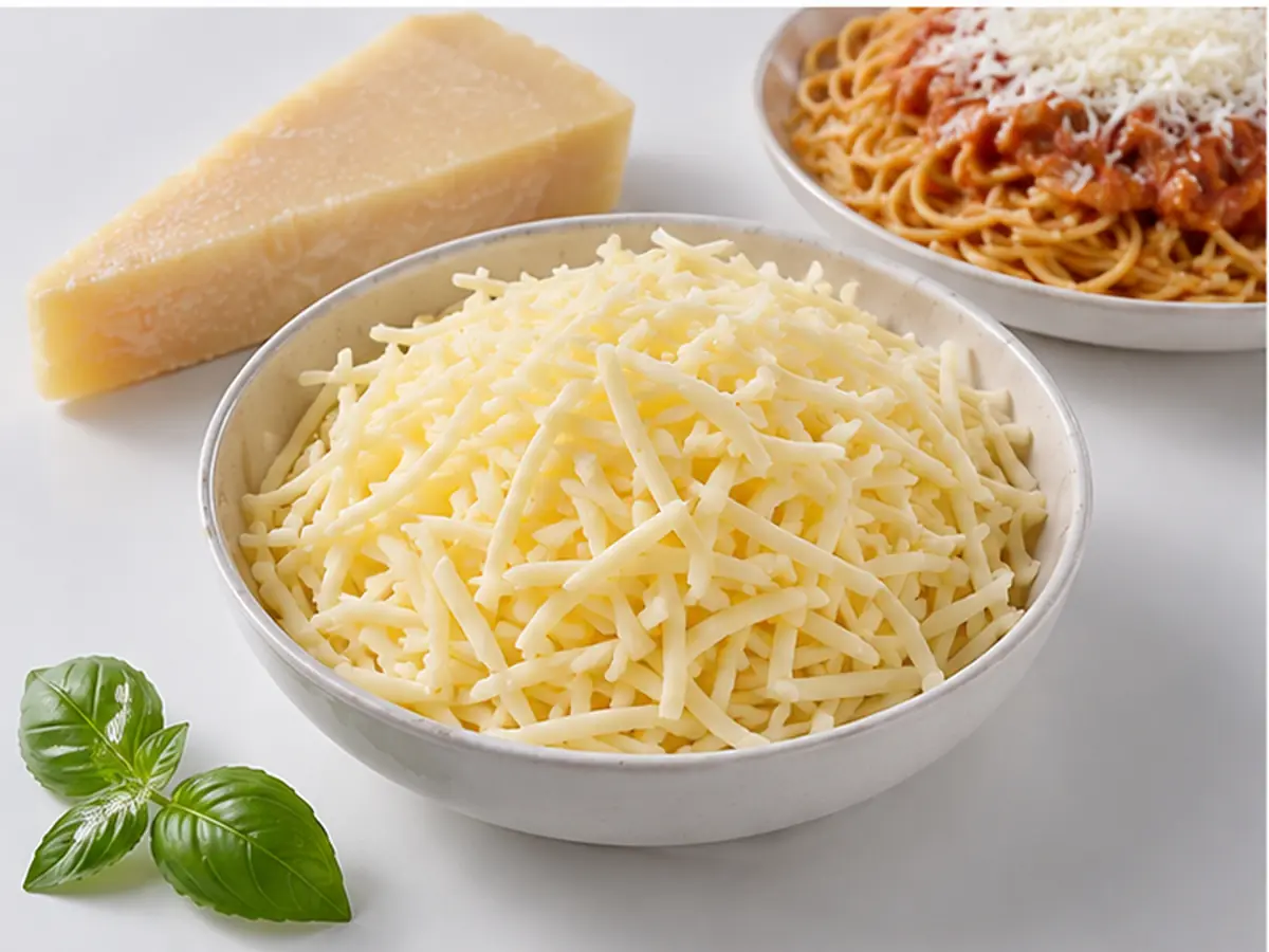 Grated cheese and savory toppings for meals