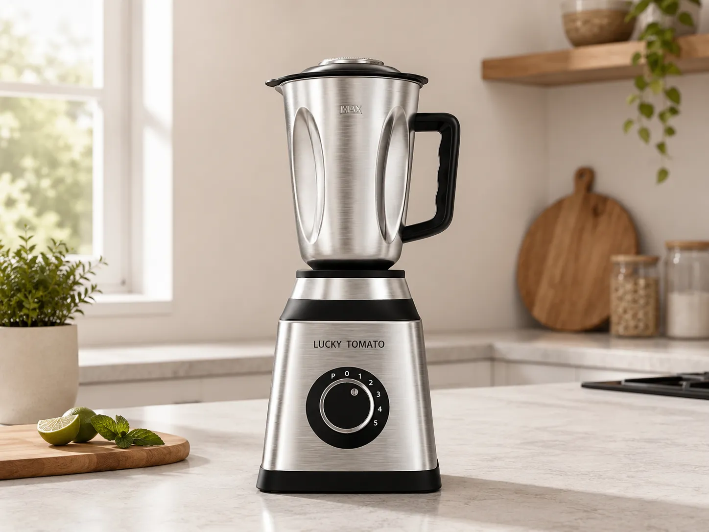 Household countertop blender range