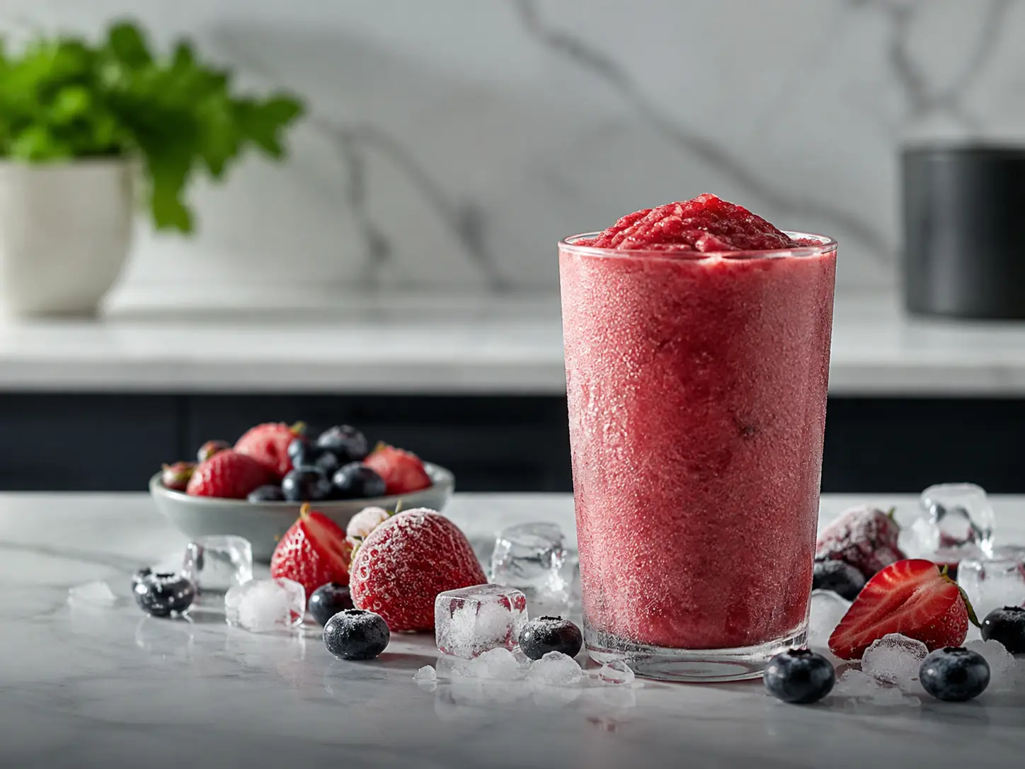 Frozen drink and ice preparation