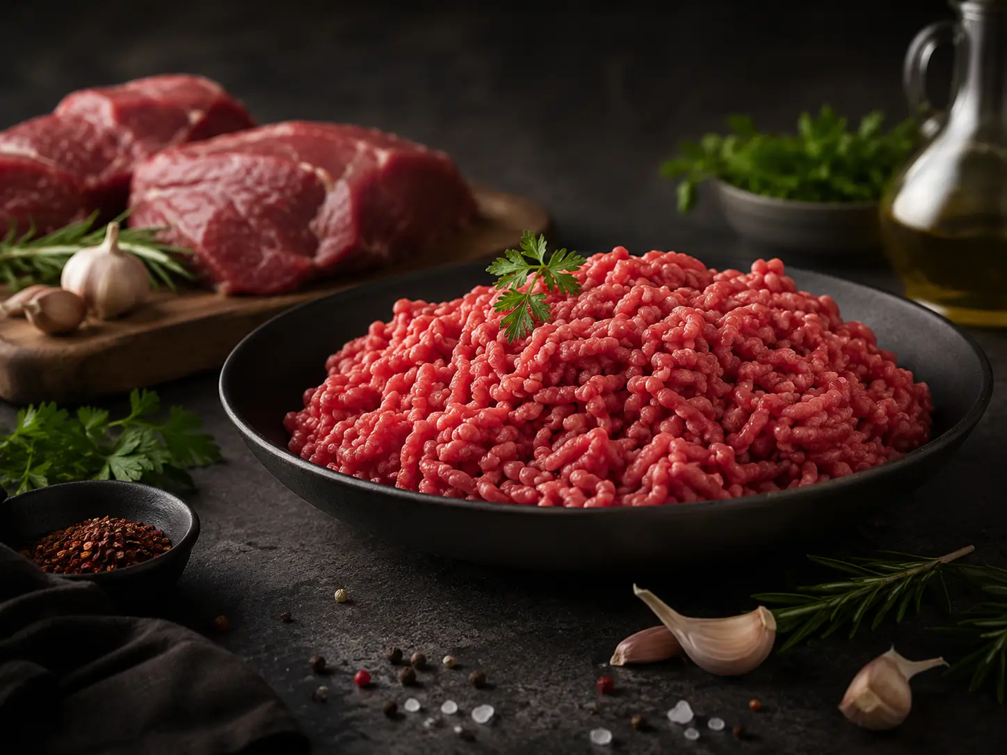 Electric food chopper for meat preparation