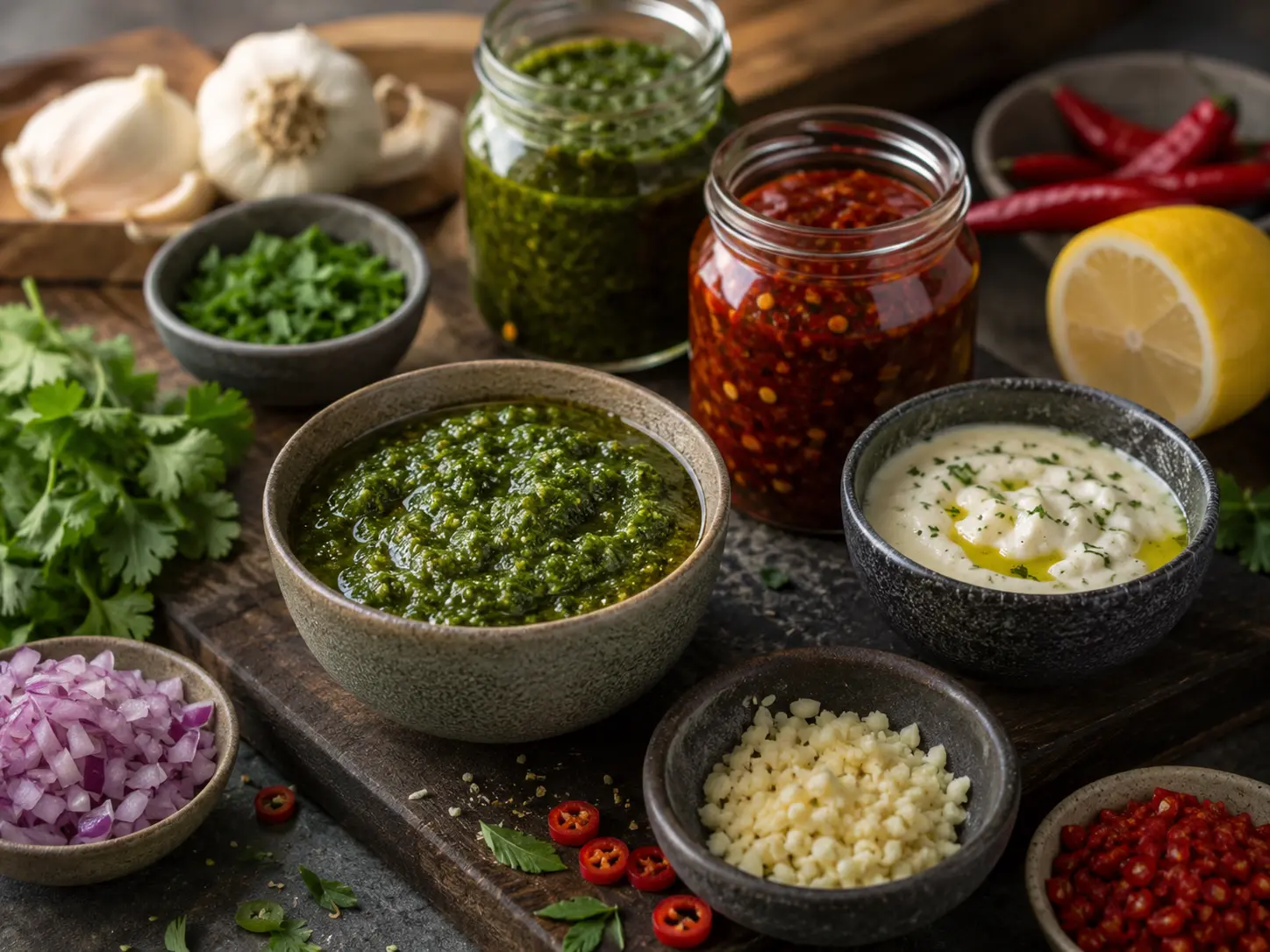 Mini electric food chopper for sauces and small portions
