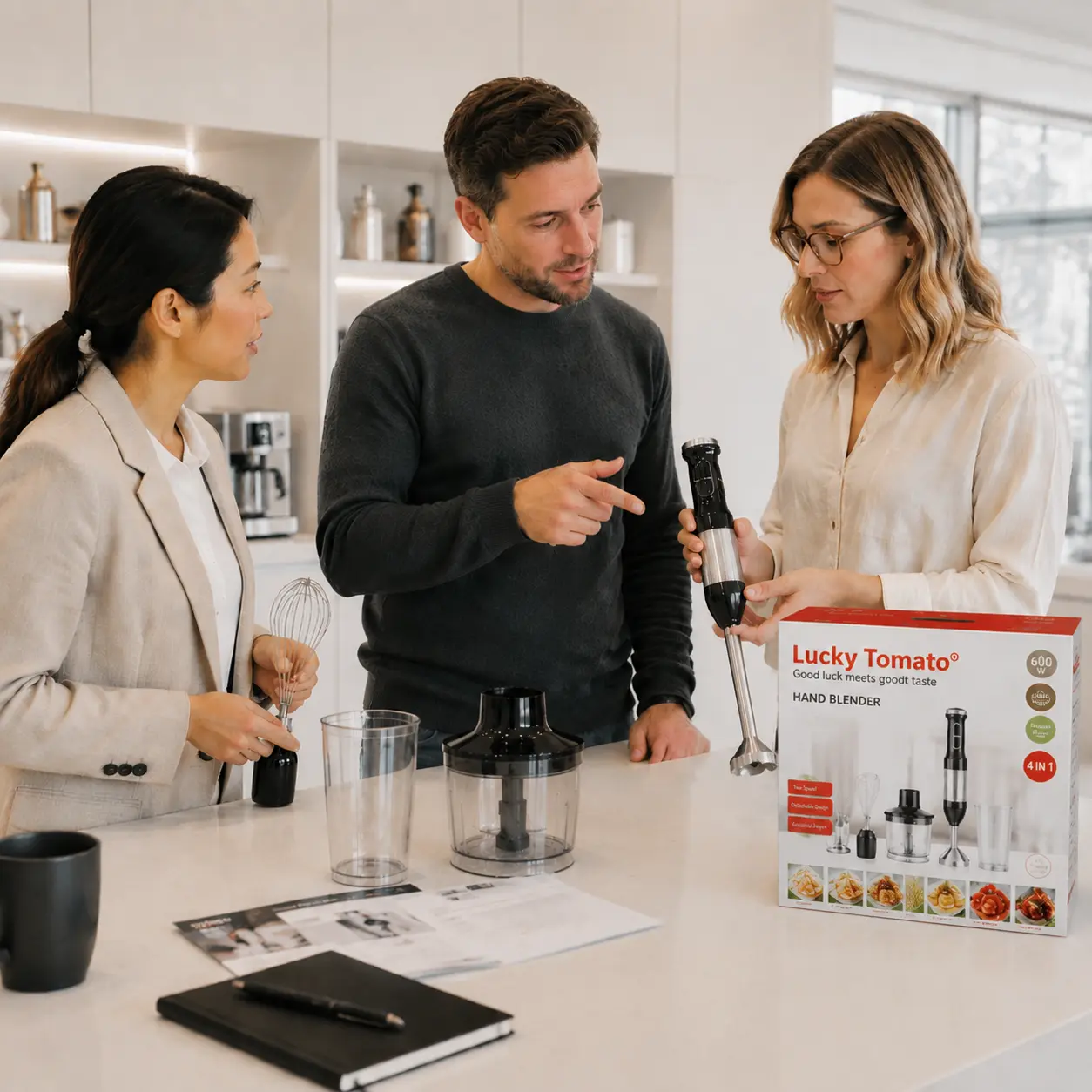 Kitchen appliance product quality and packaging inspection