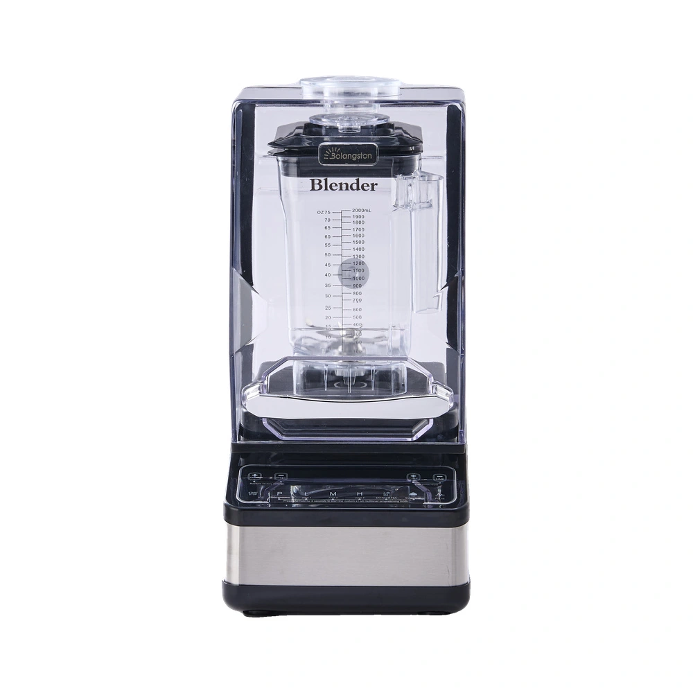 BL9852 2000W 2L blender with the sound cover closed, alternate angle