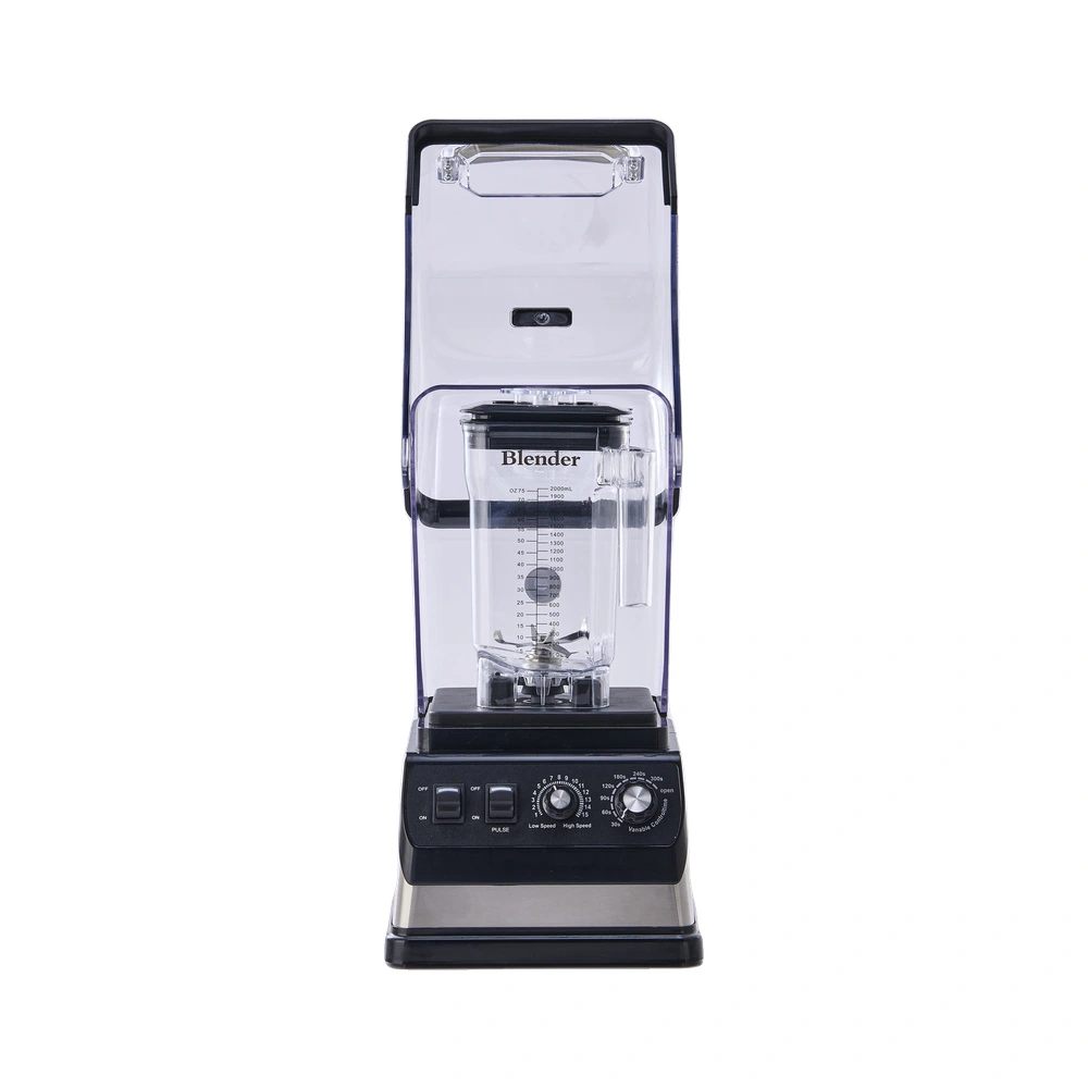 BL9853 2000W 2L blender with the sound cover closed, alternate angle