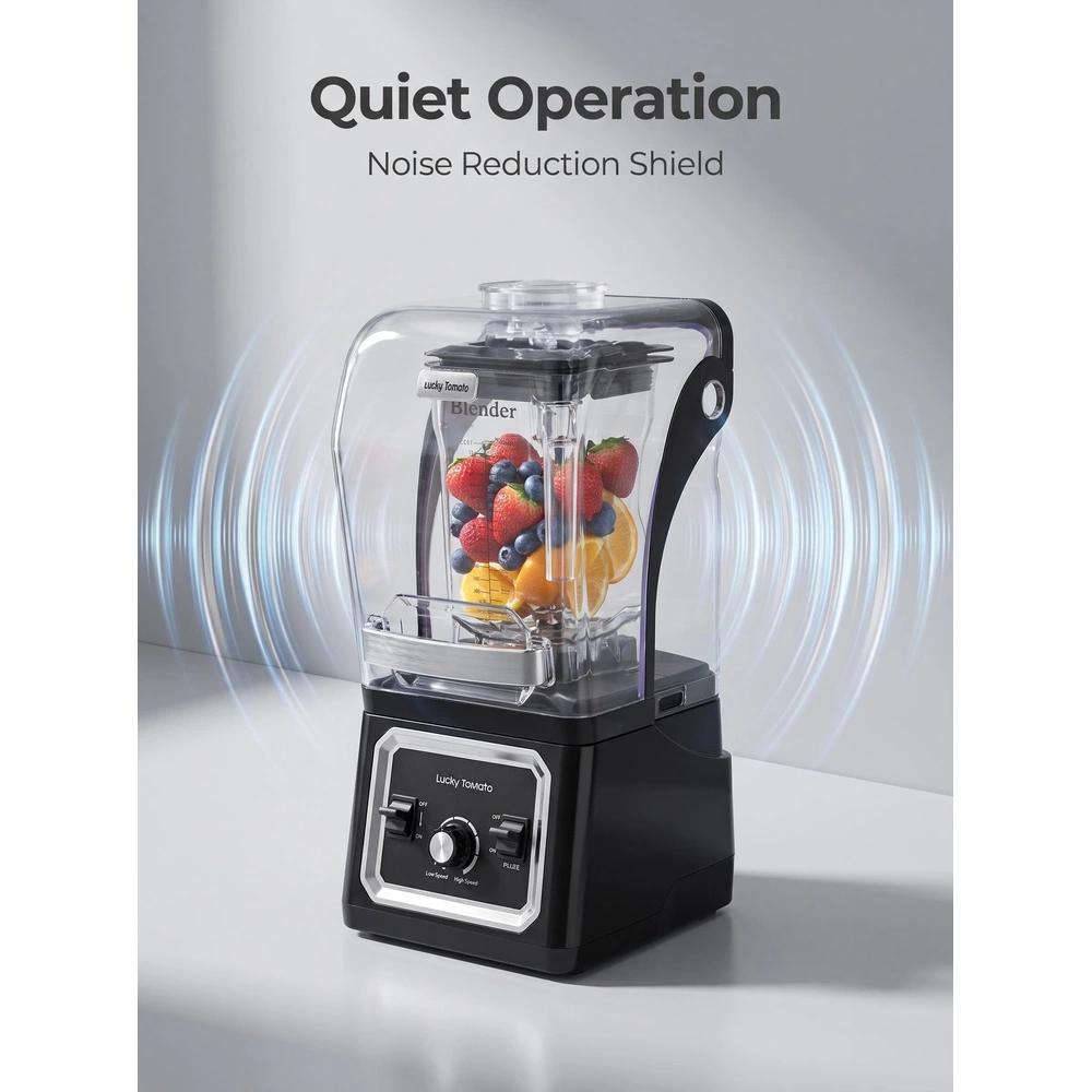 BL98536 2000W 2L blender quiet operation feature infographic