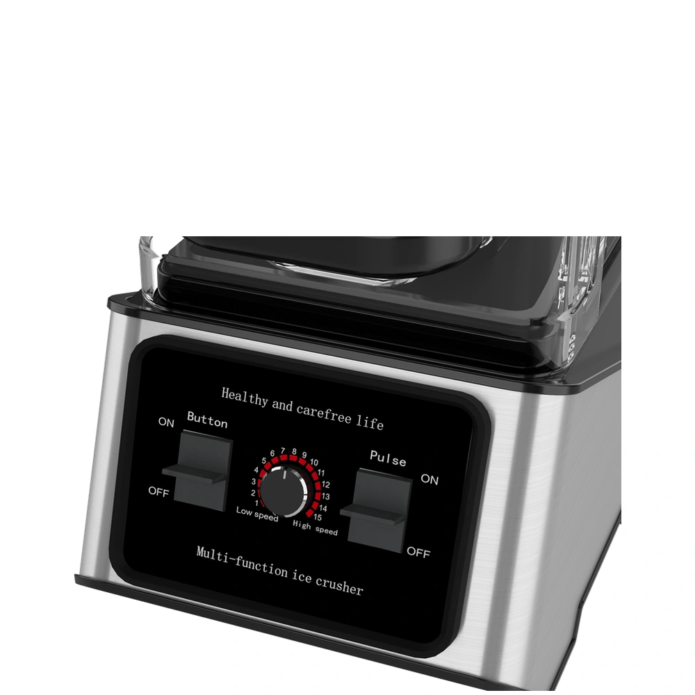 BSJ-02 1500W 2L blender control panel close-up