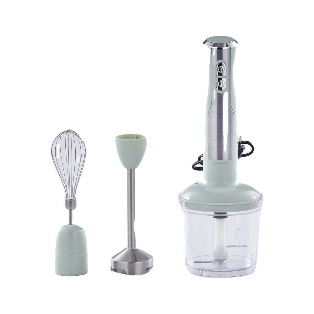 HB-A1/A2 Series 800W 0.6-1.0L immersion blender with the included accessory set