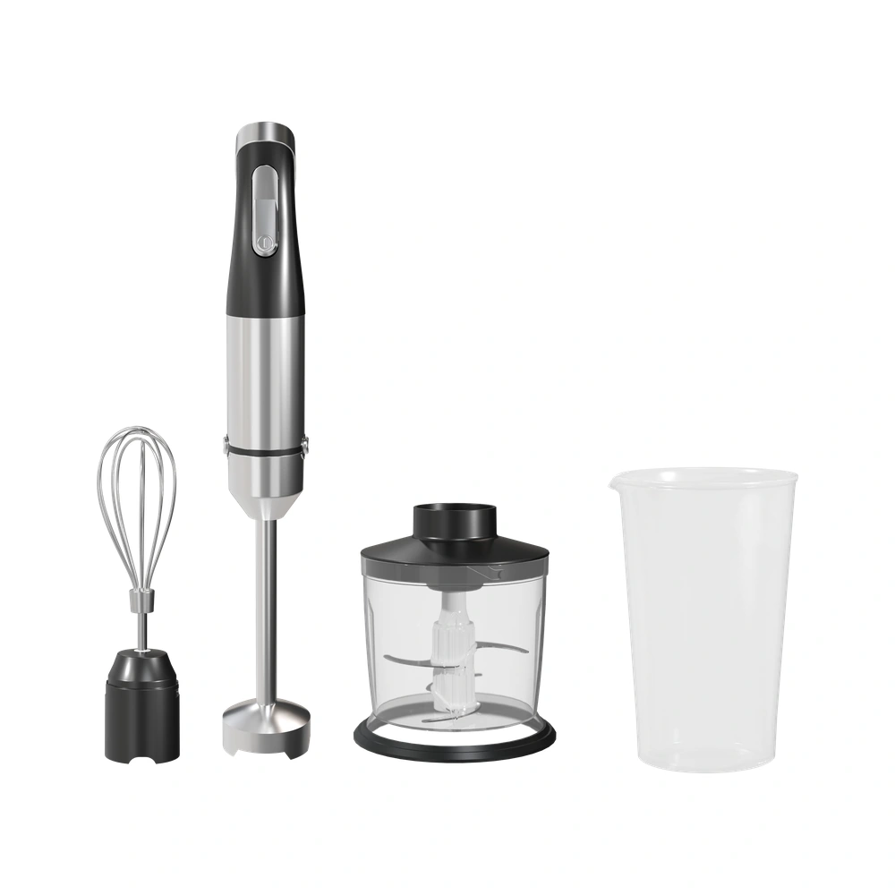 HB1361 800W 0.6-1.0L immersion blender with whisk, chopper bowl and beaker attachments
