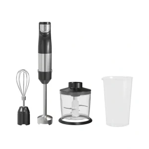 HB1362 800W 0.6-1.0L immersion blender with whisk, chopper bowl and beaker attachments