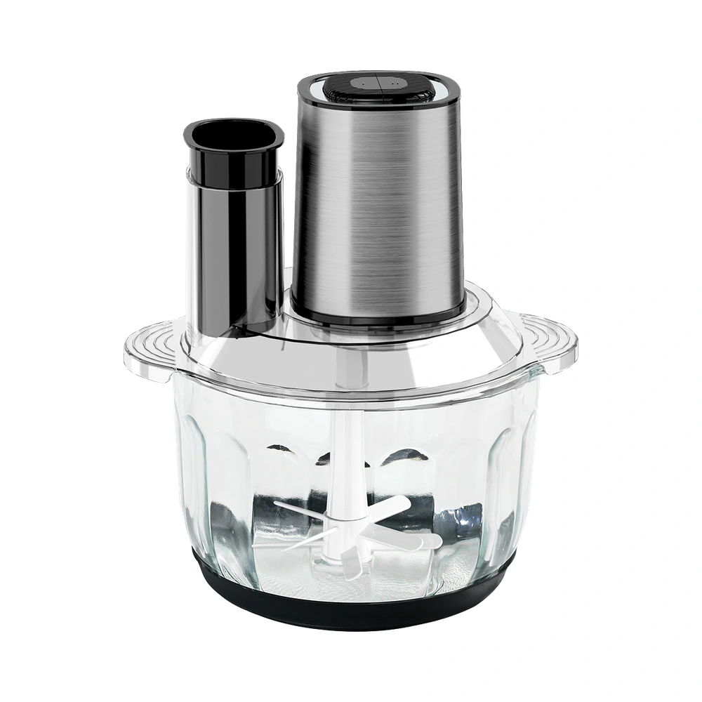 HX Series 400W/500W 3L/5L meat chopper with a glass bowl, front product view
