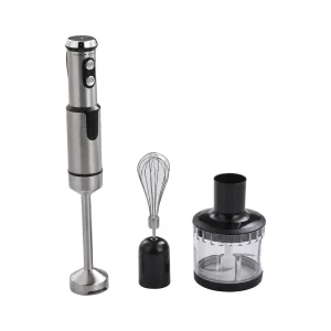 JK813 800W 0.6-1.0L immersion blender with whisk, chopper bowl and beaker attachments