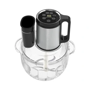 MB-A1-A4 Series 400W/500W 3L/5L meat chopper with a glass bowl, front product view