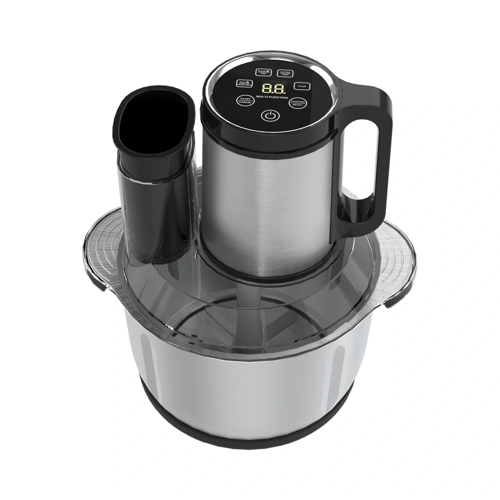 MB-A1-A4 Series 400W/500W 3L/5L meat chopper with a stainless steel bowl, front product view