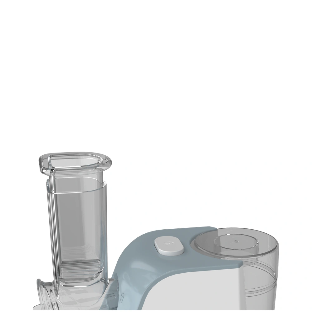 SLJ-01 150W salad maker feed chute close-up