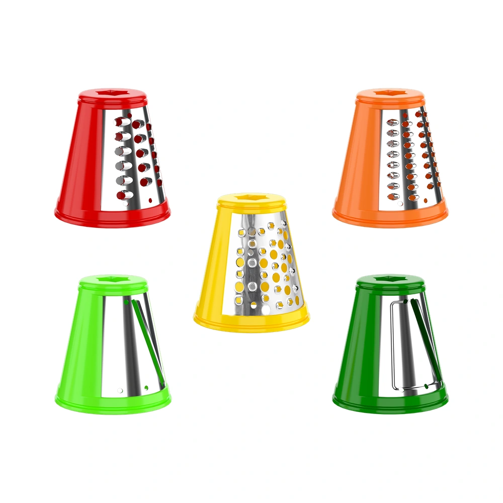 SLJ-03 150W salad maker with the slicing, shredding and grating cone set