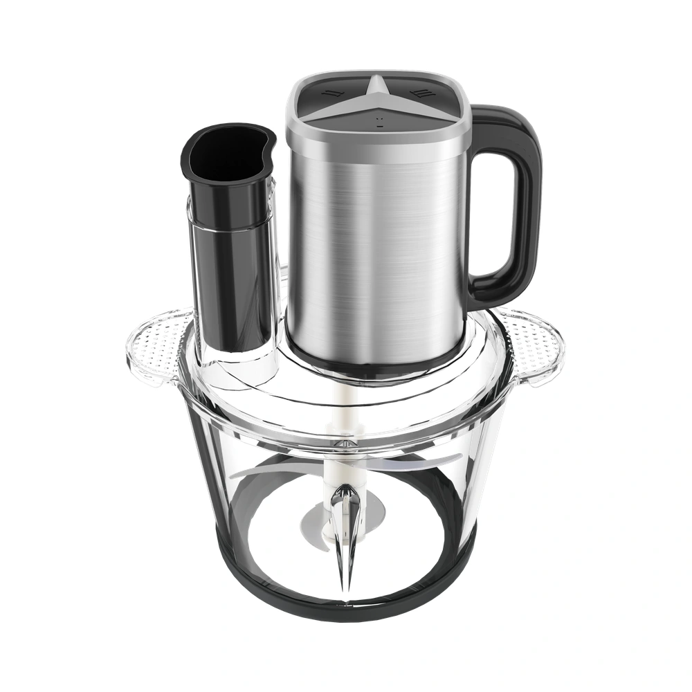 VT-A Series 400W/500W 3L/5L meat chopper with a glass bowl, front product view