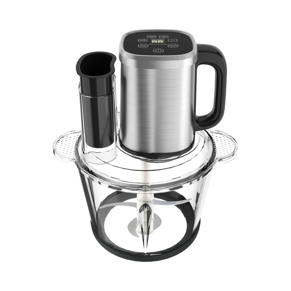 VT-X Series 400W/500W 3L/5L meat chopper with a glass bowl, front product view