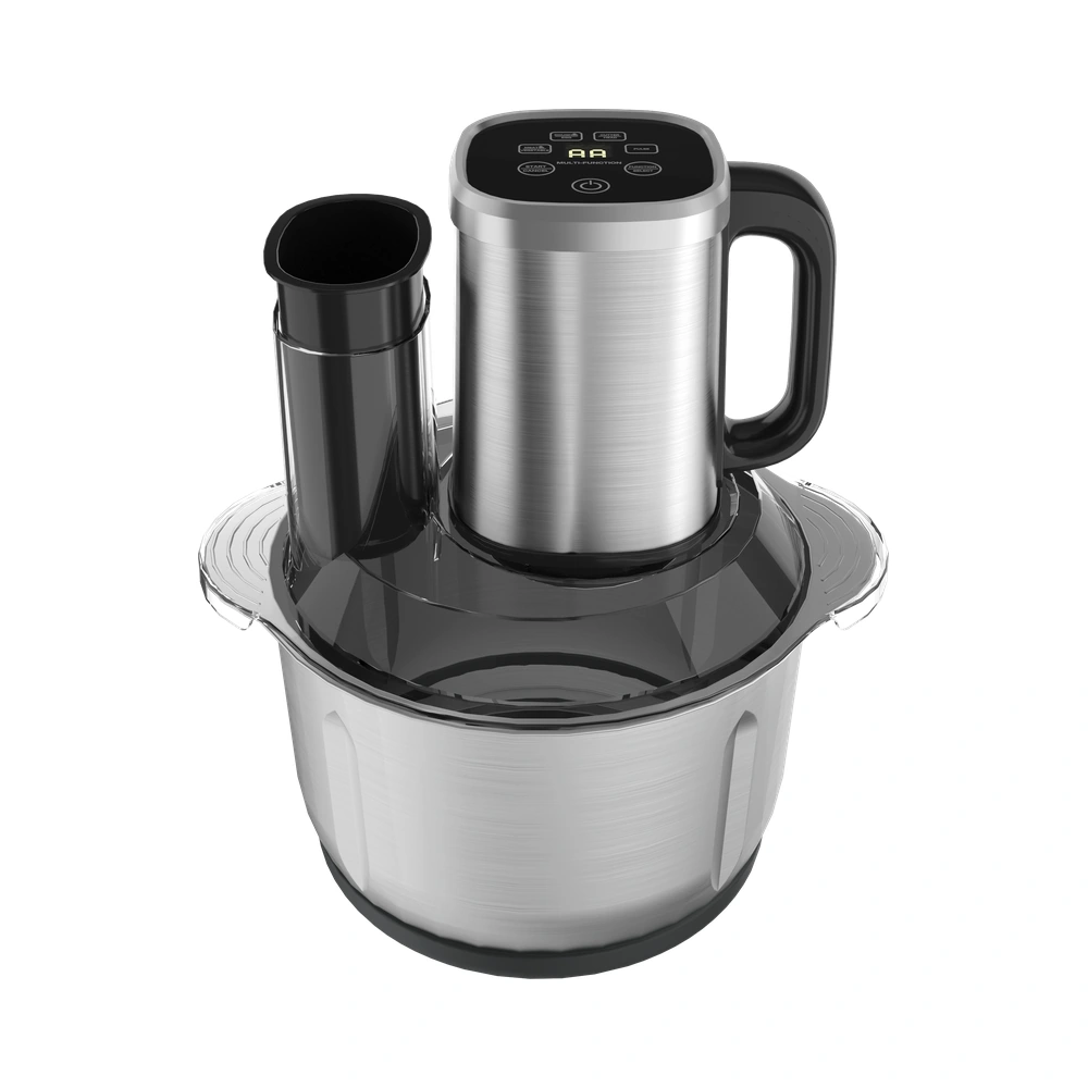 VT-X Series 400W/500W 3L/5L meat chopper with a stainless steel bowl, angled product view