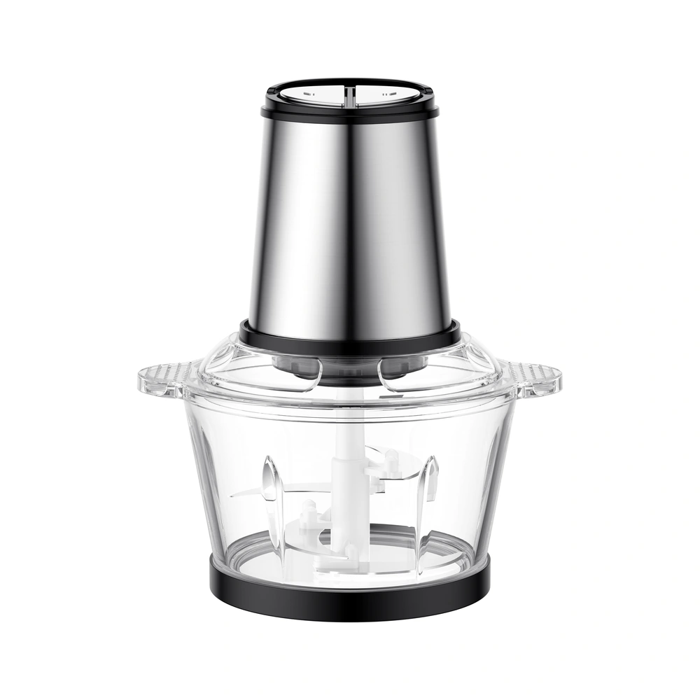 8009 2L food chopper with glass bowl, complete product view