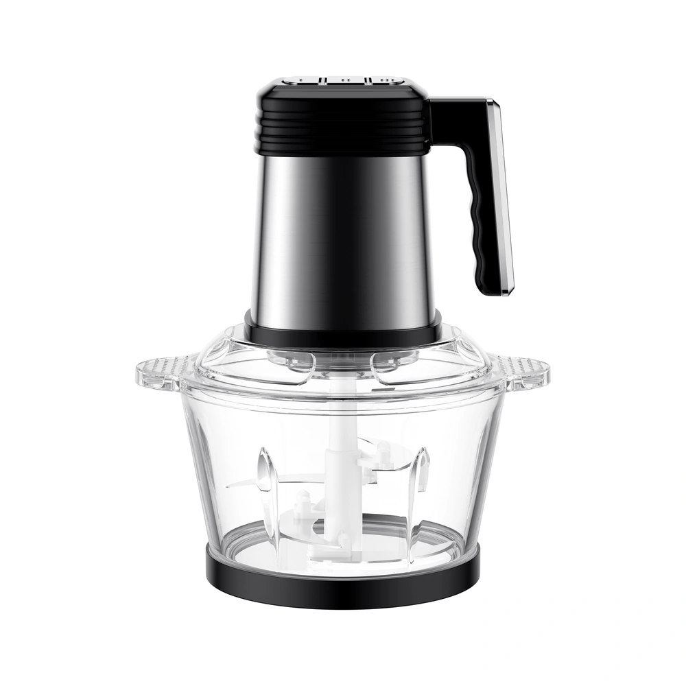 9007 2L food chopper with glass bowl, complete product view