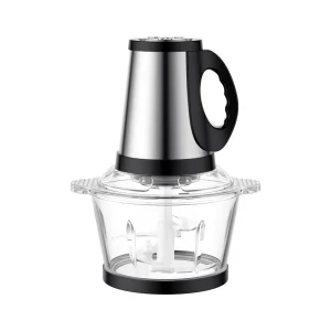 9008 2L food chopper with glass bowl, complete product view