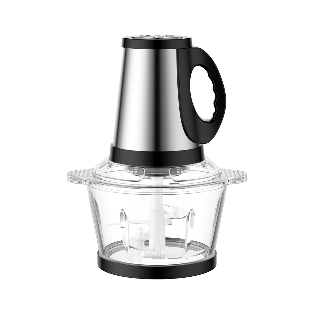 9008 2L food chopper with glass bowl, complete product view