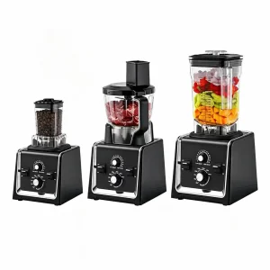 BL9544 dual-dial blender with coffee grinding, meat chopping and fruit blending jars