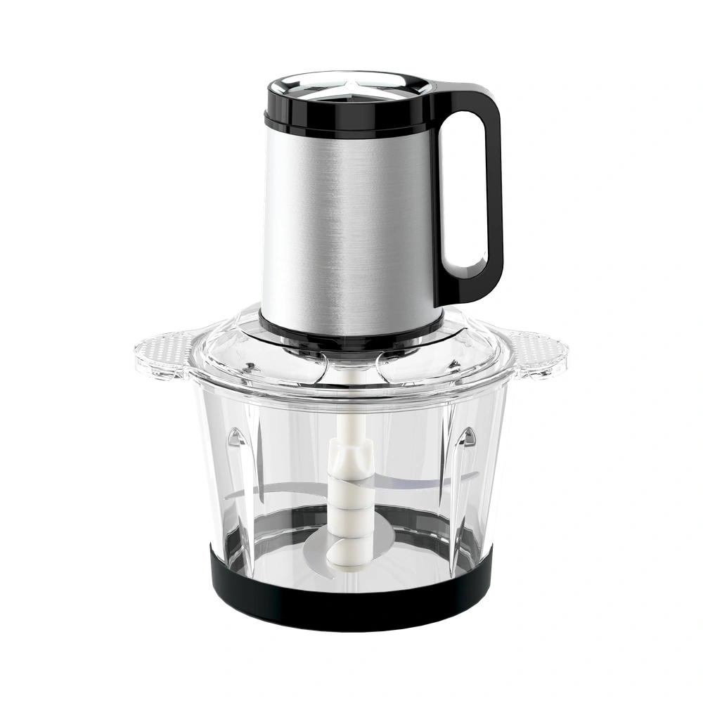 MB-C2 3L food chopper with glass bowl, complete product view