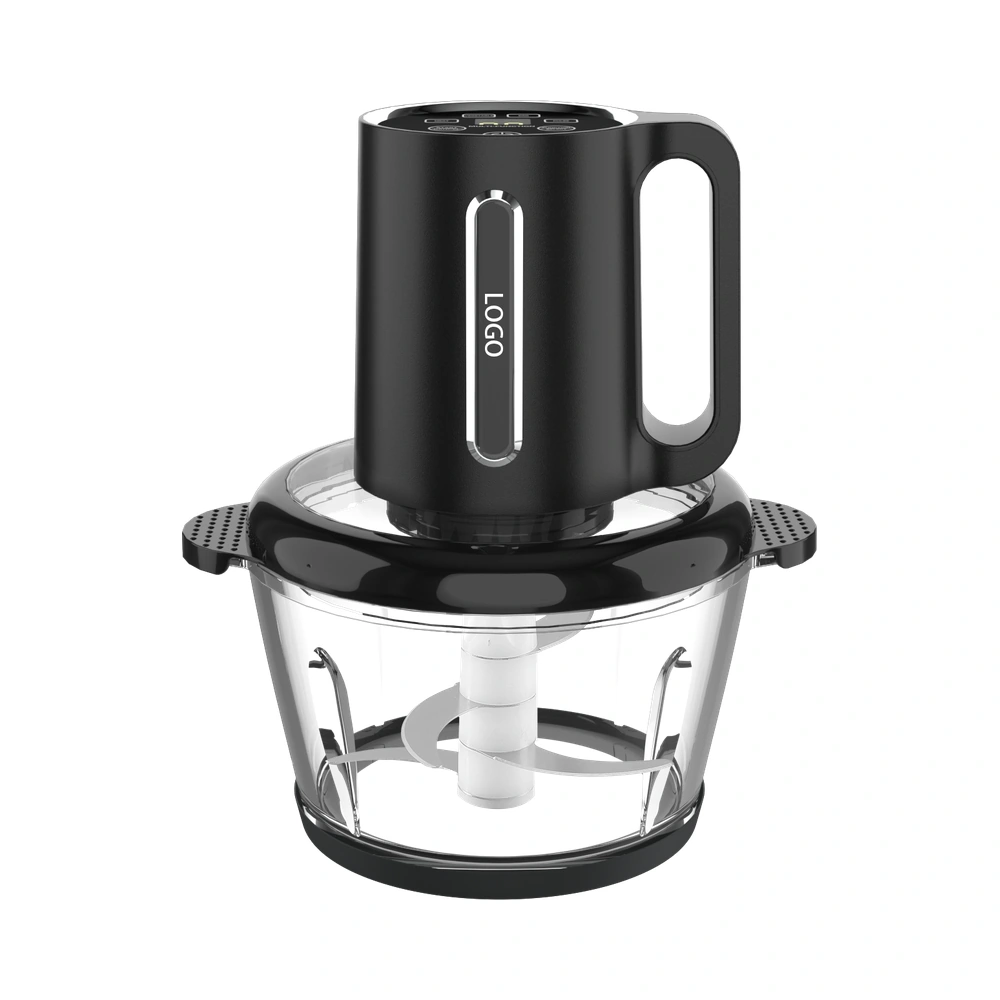 MB-X3 3L food chopper with glass bowl, complete product view