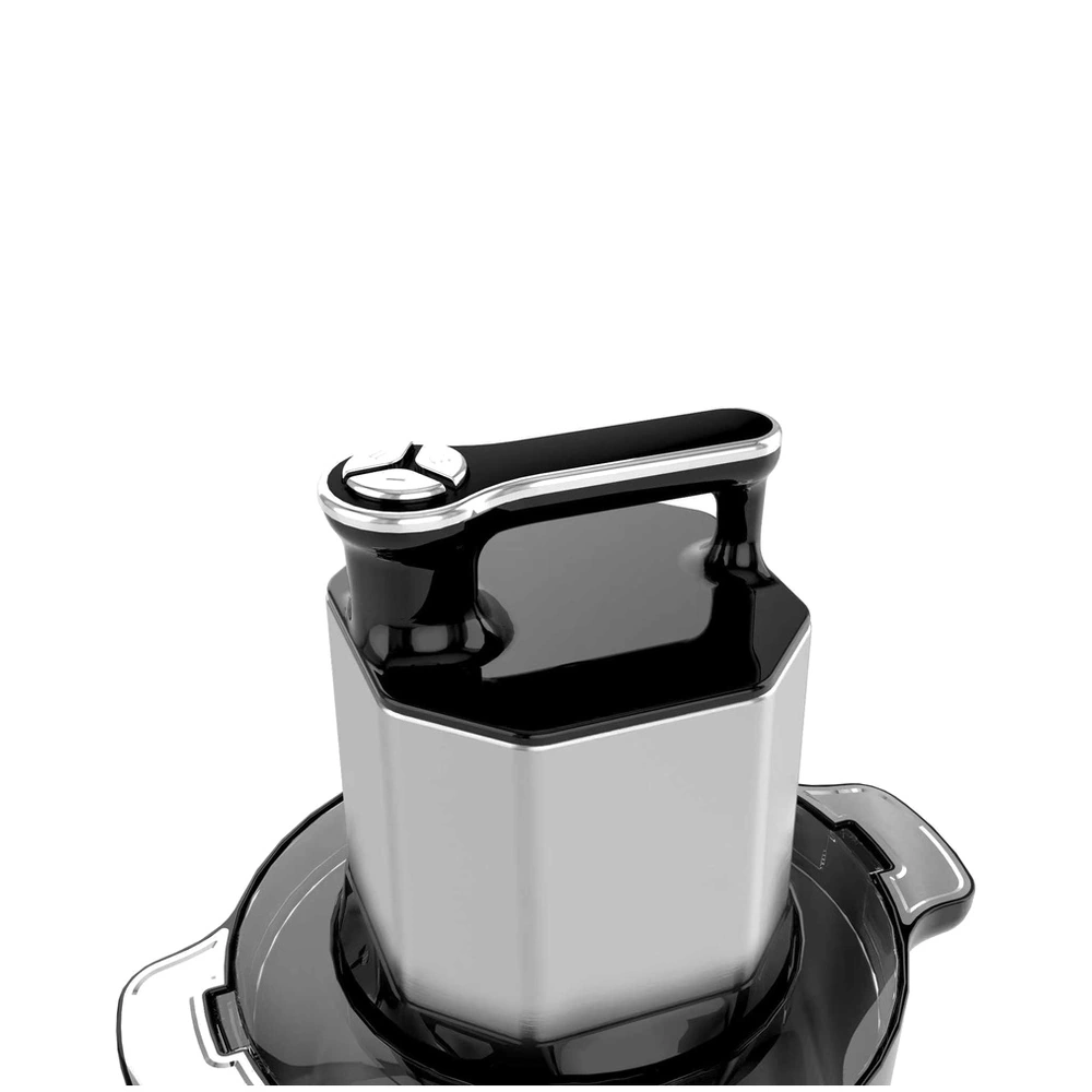 MC-05 8L food chopper, close-up of the handle-top control panel