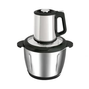 MH-A1 3L food chopper with stainless steel bowl, complete product view