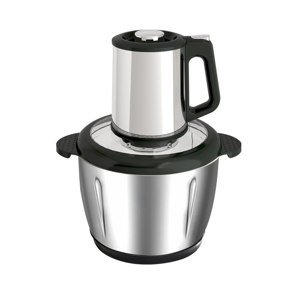 MH-A1 3L food chopper with stainless steel bowl, complete product view