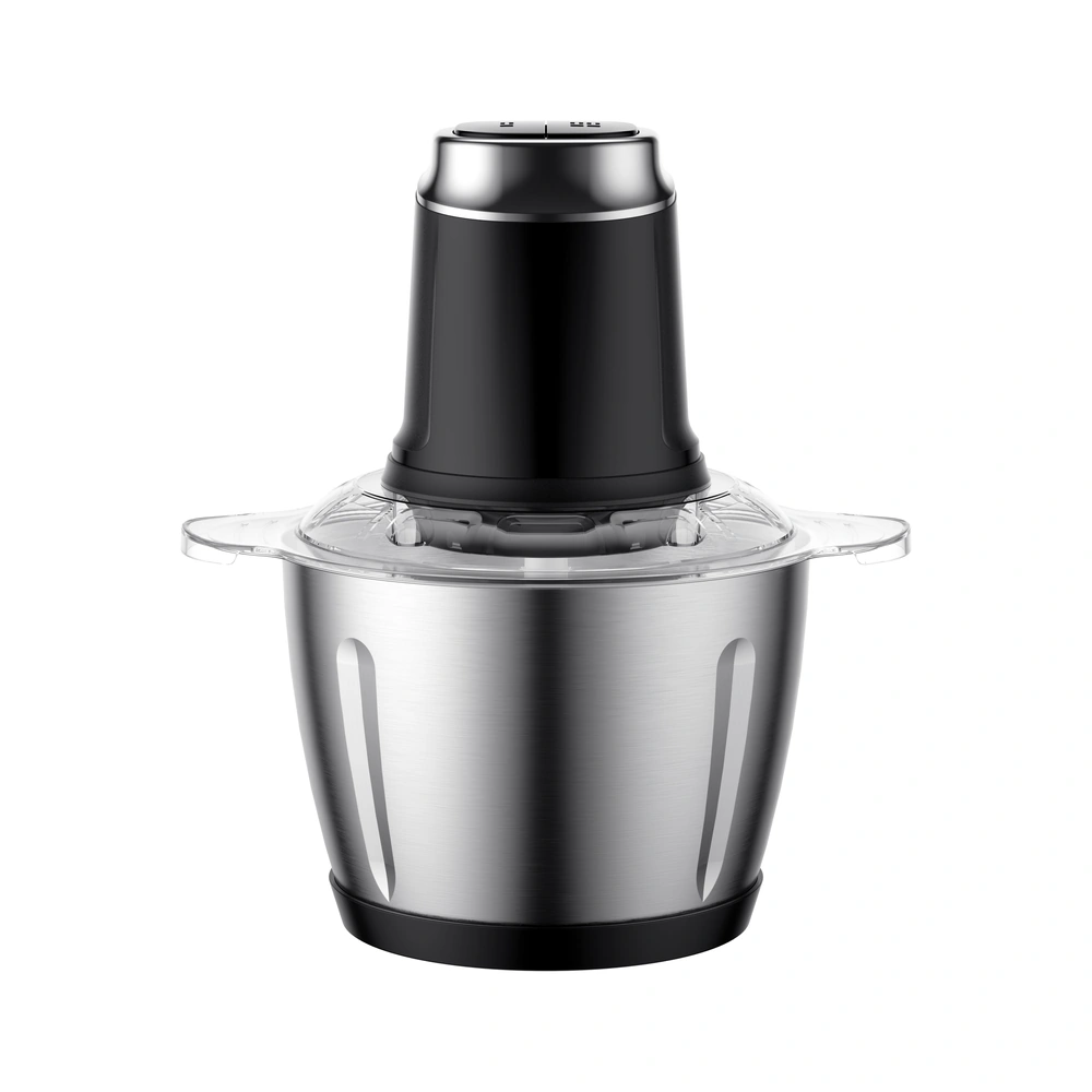 SK-P1 3L food chopper with stainless steel bowl, complete product view