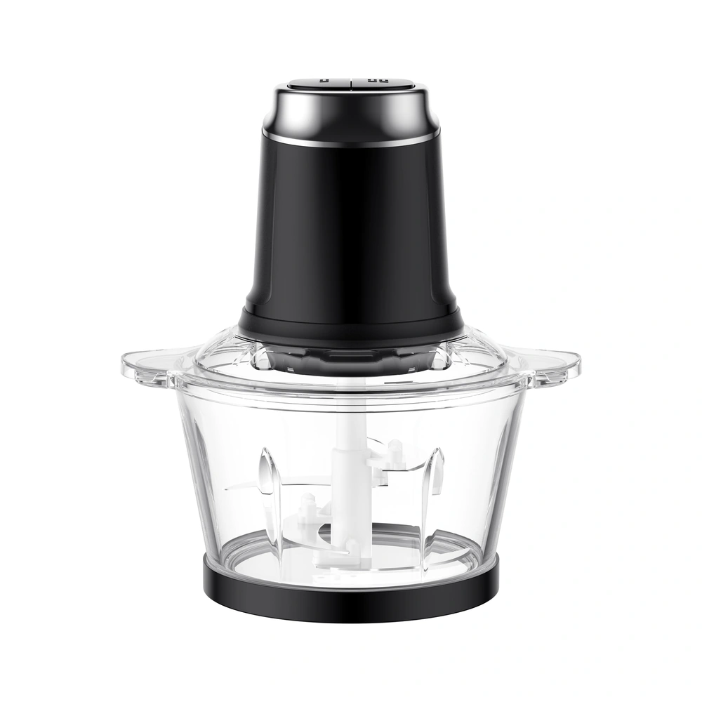 SK-P4 2L food chopper with glass bowl, complete product view