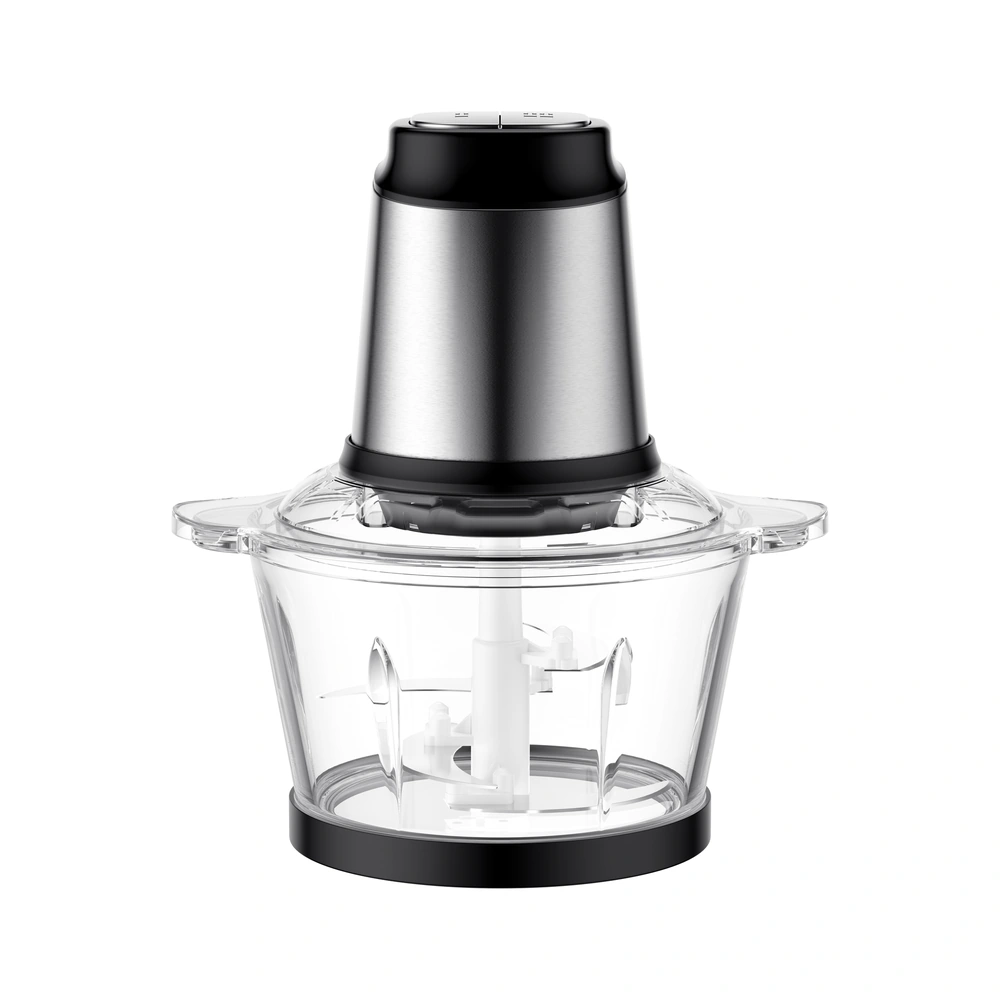 SK-S4 2L food chopper with glass bowl, complete product view