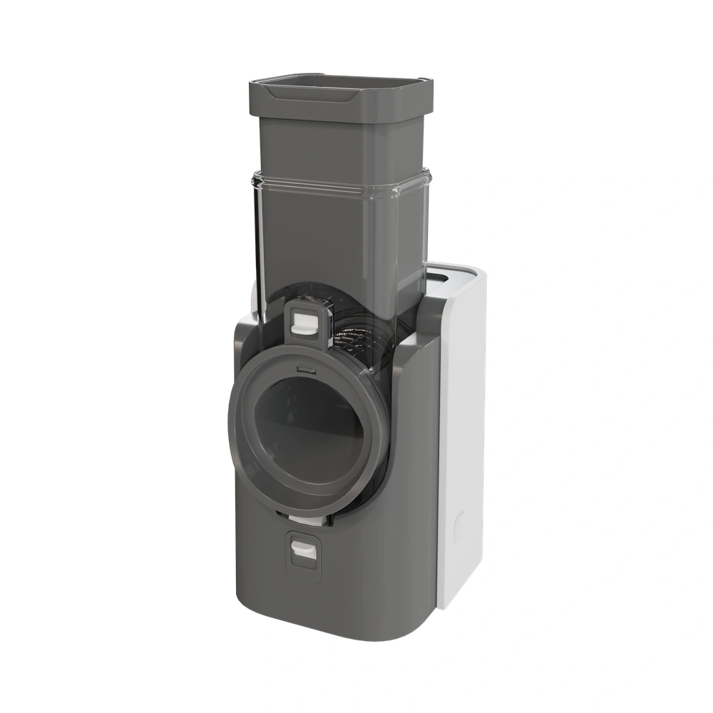 SLJ-04 150W gray salad maker, angled product view