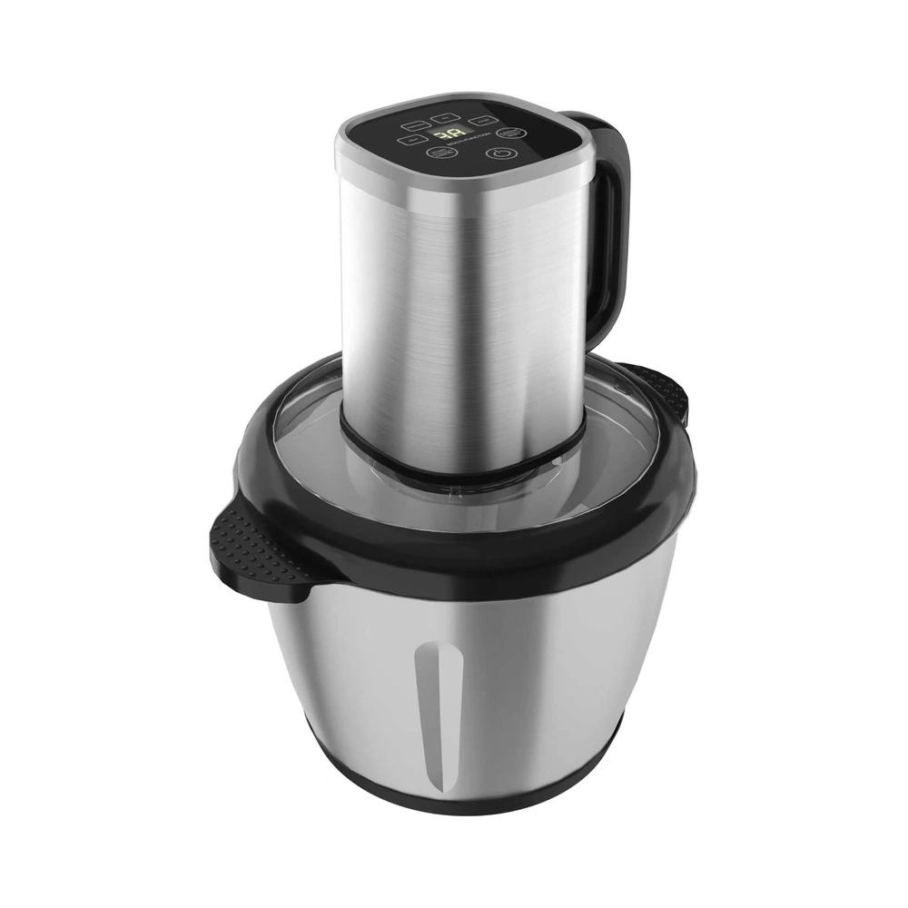 VT-01 3L food chopper with stainless steel bowl, complete product view