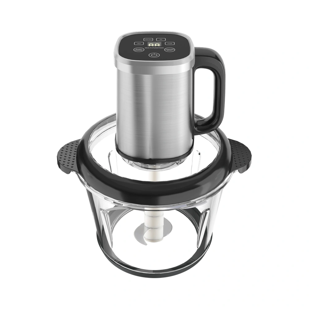 VT-03 3L food chopper with glass bowl, complete product view