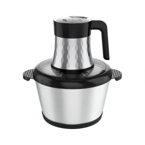 WH-01 3L food chopper with stainless steel bowl, complete product view