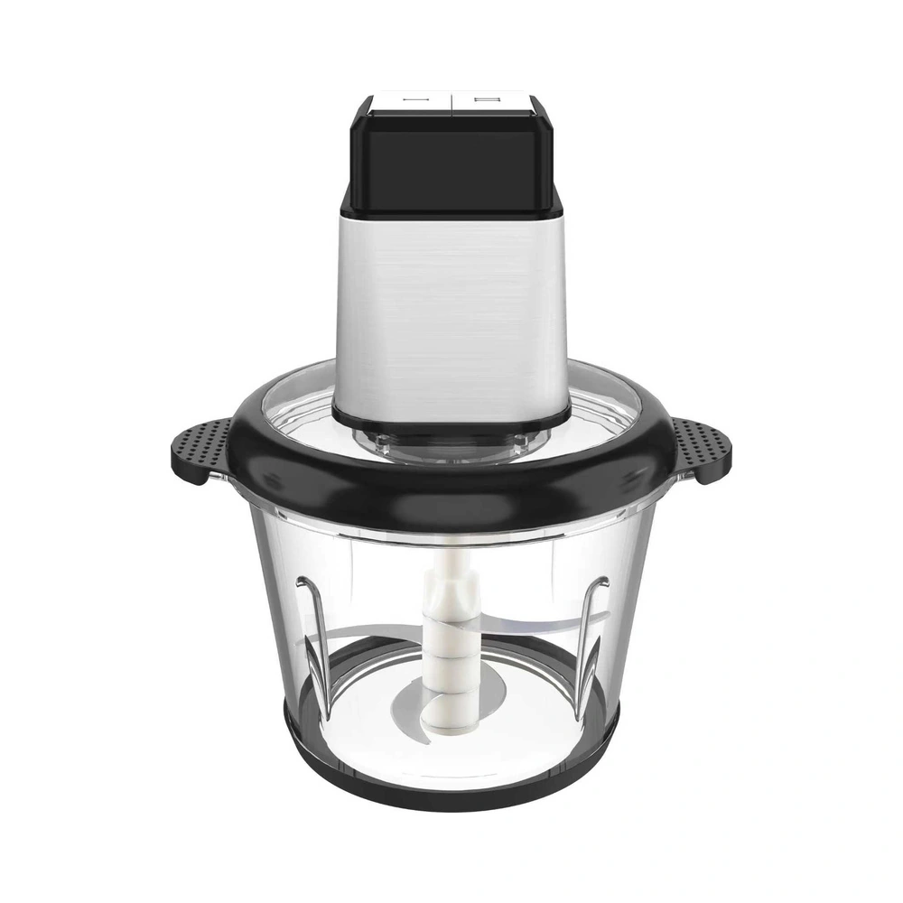 ZF-03 3L food chopper with glass bowl, complete product view